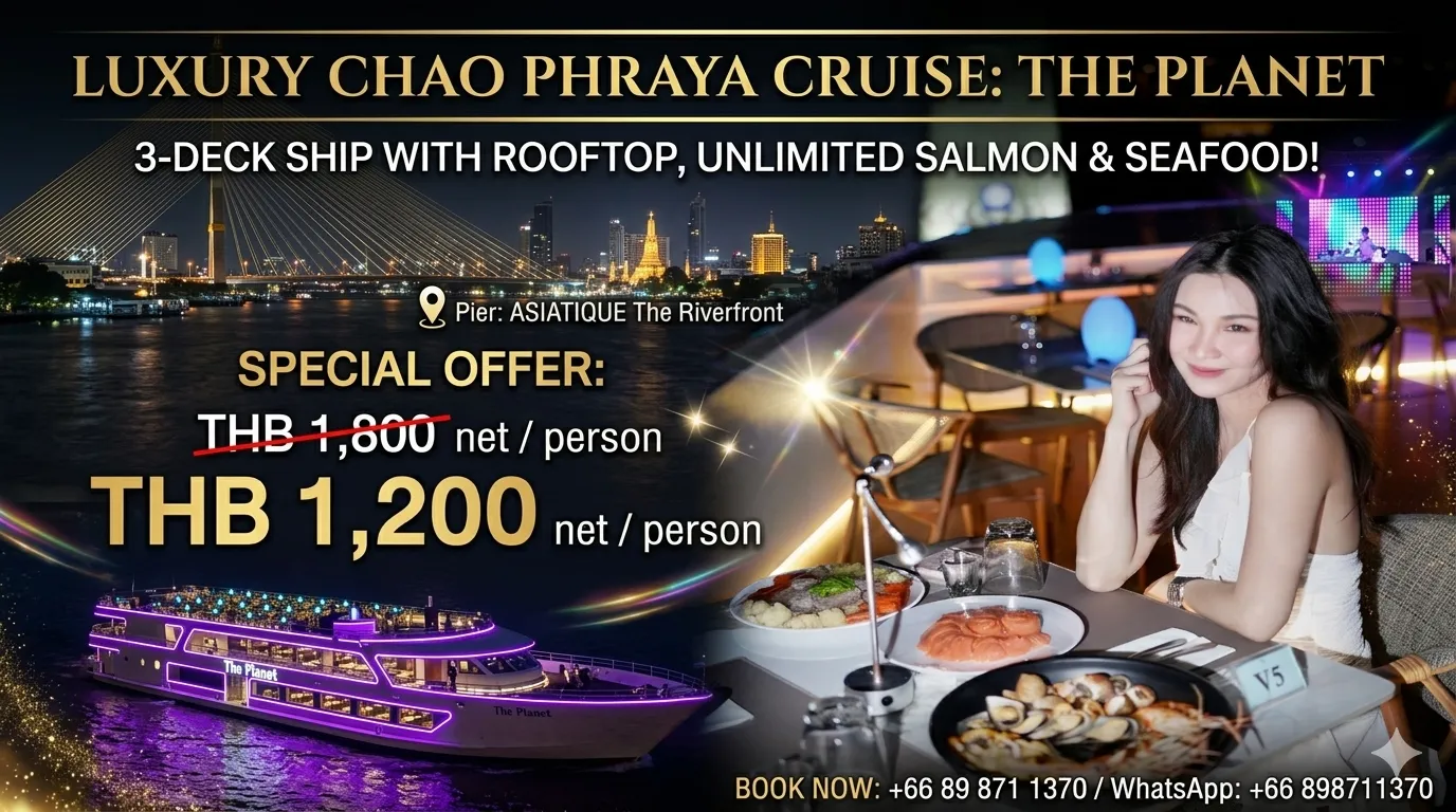 Dinner Cruise with The Planet luxury cruise and discount